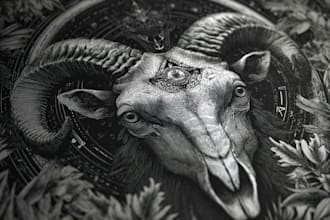 draw dark art horror illustration