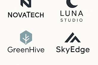 design a stylish, modern logo that perfectly fits your brand