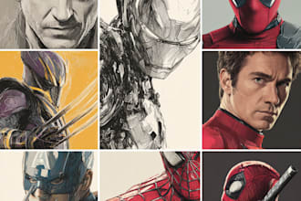 draw comic book art and comic book illustration