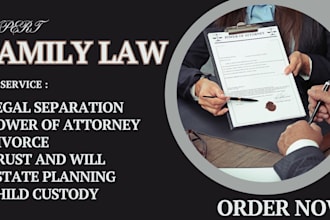 draft review divorce custody petition separation motion family court documents