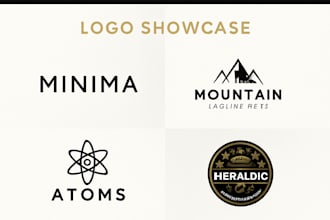design a unique and modern logo for your brand