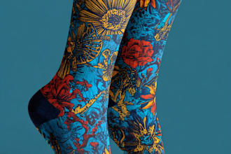 design custom and unique socks design