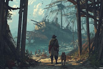 create amazing stylized environment concept art