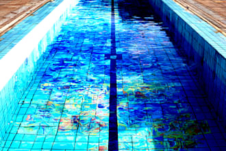 do realistic landscape for swimming pool design