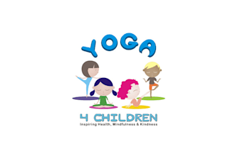 make awesome powerful identify logo for yoga 4 children