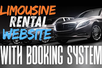 create a limousine rental website with booking system