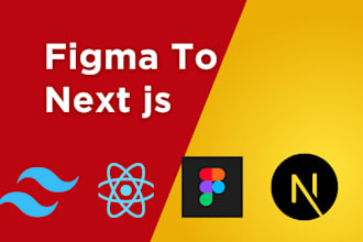 convert the figma design to react or next js with tailwind CSS