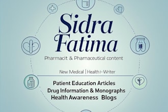 write clinical, pharmaceutical, and healthcare blog content