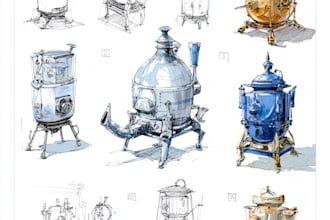 do your product ideas into sketch and illustration
