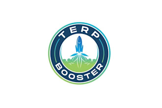 design freshness cannabis flower terp booster logo