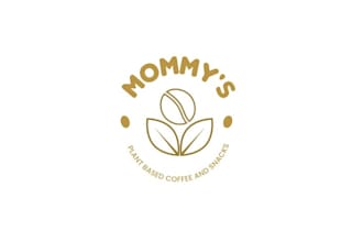 design cool vegan coffee shop logo