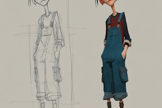 animate and loop your 2d character, art or image
