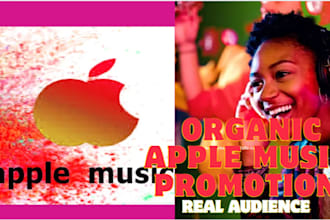 do organic apple music promotion real audience