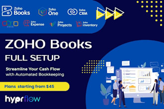 configure and customize zoho books accounting and bookkeeping