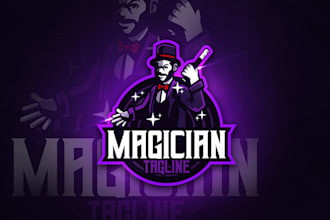 design modern mascot ace business logo