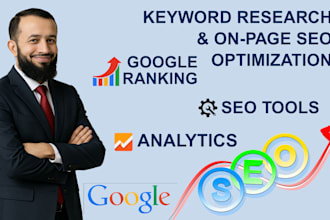 do keyword research and on page SEO