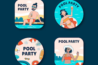 create dj club party, dance pool party event