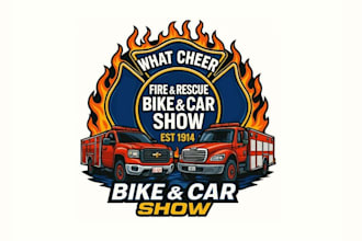 design professional fire rescue logo