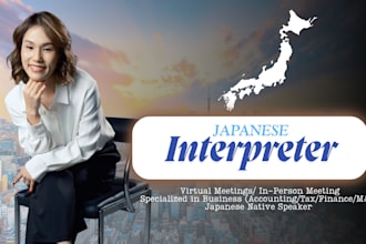 provide japanese to english consecutive interpretation