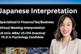 provide japanese to english consecutive interpretation