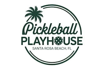design a professional pickleball logo for you in just 1 day