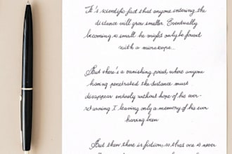 be writing a handwritten letter, handwritten invitation to your lover, teacher