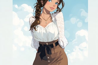 do sfw or nsfw anime art, fan art, illustration, character art