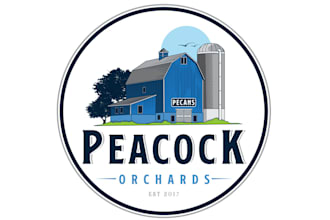 do custom peacock logo design
