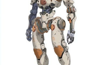 create your mecha robot fanart or original in digital artwork