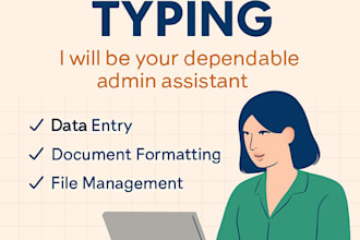 do data entry,medical admin,translating,typing,pdf conversion