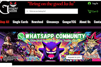 design pokemon website pokemon shopify store trading card store gaming website