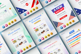 design engaging social media post for instagram pinterest