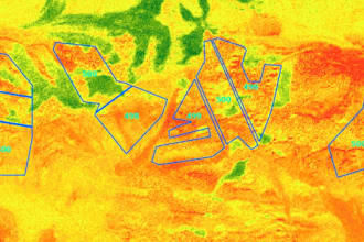identify mineral rich zones using satellite imagery, remote sensing for mining
