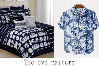 design seamless tie dye digital pattern for fabric print