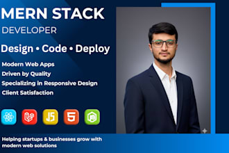 design and develop your mern stack applications as a mern stack developer