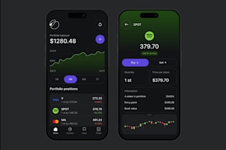 develop stock trading app, trading app, stock market app