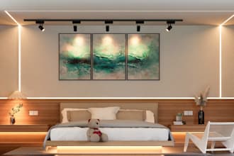 do 3d bedroom, kitchen interior design, 3d model and rendering