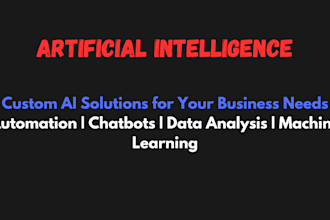 develope ai solution using phyton and machine learning