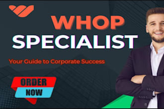 whop store setup as shopify store designer affiliate website design