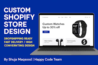 design, redesign, or clone a high converting shopify website