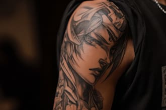create custom and realism tattoo design