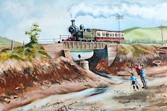 paint a real oil painting on canvas with shipping