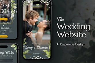 design wedding website wedding invitation website wedding management website