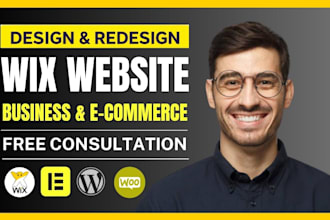 wix website redesign wix website development revamp wix site fix wix site edit