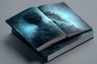 do professional book cover, fantasy book cover