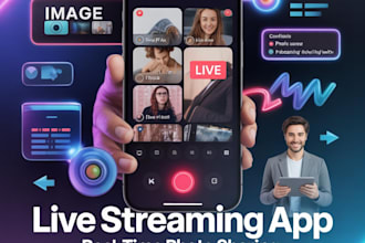 develop live streaming app live streaming website video streaming app website