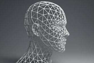create 3d lattice model custom stl files  human lattice 2d engineering drawing