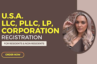 register US llc, dba, pllc, c corporation, and get ein, get seller permit