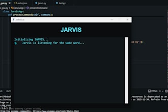 create a custom jarvis ai voice assistant in python with gui