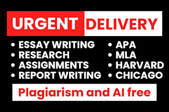 write assignment work, project work for college and universities
